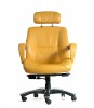 Кресло руководителя CHAIRMAN 428 кожа черная,кожа желтая - БИЗНЕС МЕБЕЛЬ - Интернет-магазин офисной мебели в Екатеринбурге