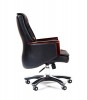 Кресло руководителя CHAIRMAN 790 М низкая спинка черная кожа - БИЗНЕС МЕБЕЛЬ - Интернет-магазин офисной мебели в Екатеринбурге