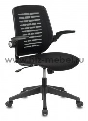 Кресло Бюрократ CH-495/BLACK спинка сетка черный TW-01 NEO сетка/ткань - БИЗНЕС МЕБЕЛЬ - Интернет-магазин офисной мебели в Екатеринбурге