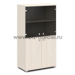 Шкаф для документов со стеклом Васанта V-664 - БИЗНЕС МЕБЕЛЬ - Интернет-магазин офисной мебели в Екатеринбурге