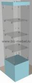 Витрина Стеклянная П-53 B (520*450*2150) (подиум 500мм.) - БИЗНЕС МЕБЕЛЬ - Интернет-магазин офисной мебели в Екатеринбурге