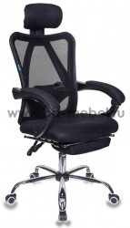 Кресло руководителя Бюрократ CH-998/BLACK подставка для ног - БИЗНЕС МЕБЕЛЬ - Интернет-магазин офисной мебели в Екатеринбурге