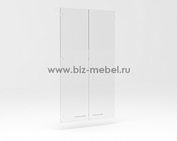 Двери средние стеклянные 2шт - БИЗНЕС МЕБЕЛЬ - Интернет-магазин офисной мебели в Екатеринбурге