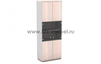 Шкаф для документов со стеклом Васанта V-633 - БИЗНЕС МЕБЕЛЬ - Интернет-магазин офисной мебели в Екатеринбурге