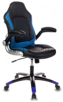 Кресло игровое/геймерское Бюрократ VIKING-1 (BL+BLUE, BL+RED, BLACK) - БИЗНЕС МЕБЕЛЬ - Интернет-магазин офисной мебели в Екатеринбурге