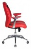 Кресло руководителя Бюрократ _Mio-Low/Red+Bl  (МИО) - БИЗНЕС МЕБЕЛЬ - Интернет-магазин офисной мебели в Екатеринбурге