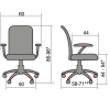 Офисное кресло Метта Форум ткань-сетка FK-8 PL для персонала - БИЗНЕС МЕБЕЛЬ - Интернет-магазин офисной мебели в Екатеринбурге