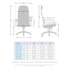 Кресло руководителя METTA B 1m 32P/K127 (Комплект 28 в ткани) - БИЗНЕС МЕБЕЛЬ - Интернет-магазин офисной мебели в Екатеринбурге