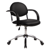 Офисное кресло Бейсик-NEW Люкс MC-71 КОЖА для персонала Ch(хром) - БИЗНЕС МЕБЕЛЬ - Интернет-магазин офисной мебели в Екатеринбурге