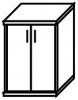 СТ-2.3 Шкаф низкий 770х365х1200 - БИЗНЕС МЕБЕЛЬ - Интернет-магазин офисной мебели в Екатеринбурге