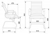 Кресло Бюрократ CH-883-LOW-V, BLACK низкая спинка черный искусственная кожа - БИЗНЕС МЕБЕЛЬ - Интернет-магазин офисной мебели в Екатеринбурге