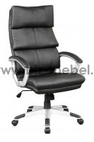Кресло руководителя СМ CF-0902 экокожа черная,темно-коричневая - БИЗНЕС МЕБЕЛЬ - Интернет-магазин офисной мебели в Екатеринбурге