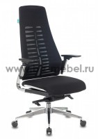 Кресло руководителя Бюрократ _DALI/BLACK черный крестовина алюминий - БИЗНЕС МЕБЕЛЬ - Интернет-магазин офисной мебели в Екатеринбурге
