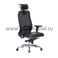 Кресло руководителя SAMURAI SL-3.04 (SL-3.03) черный плюс - БИЗНЕС МЕБЕЛЬ - Интернет-магазин офисной мебели в Екатеринбурге