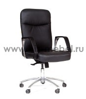Кресло руководителя CHAIRMAN 465 черная экокожа - БИЗНЕС МЕБЕЛЬ - Интернет-магазин офисной мебели в Екатеринбурге
