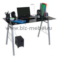 Стол для компьютера Бюрократ GD-012/Black черный - БИЗНЕС МЕБЕЛЬ - Интернет-магазин офисной мебели в Екатеринбурге