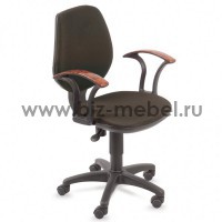 Офисное кресло CH-725AXSN для персонала подлокотник "под дерево" - БИЗНЕС МЕБЕЛЬ - Интернет-магазин офисной мебели в Екатеринбурге