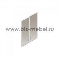 Комплекты стеклянных дверей тонированные в алюминиевой рамке 1118*788*20 Пр.ДШ-2СТА - БИЗНЕС МЕБЕЛЬ - Интернет-магазин офисной мебели в Екатеринбурге