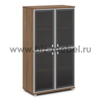 Шкаф для документов со стеклом AL-рамка Васанта V-669 - БИЗНЕС МЕБЕЛЬ - Интернет-магазин офисной мебели в Екатеринбурге