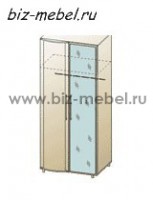 ШК-114 шкаф для одежды и белья - БИЗНЕС МЕБЕЛЬ - Интернет-магазин офисной мебели в Екатеринбурге