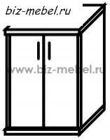 СТ-2.3 Шкаф низкий 770х365х1200 - БИЗНЕС МЕБЕЛЬ - Интернет-магазин офисной мебели в Екатеринбурге