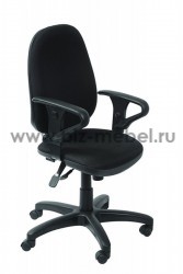 Кресло Бюрократ T-612AXSN ткань (BLACK, Grey серый JP-15-1) - БИЗНЕС МЕБЕЛЬ - Интернет-магазин офисной мебели в Екатеринбурге
