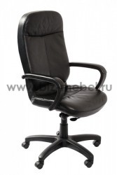 Кресло руководителя Бюрократ 741D black кожа - БИЗНЕС МЕБЕЛЬ - Интернет-магазин офисной мебели в Екатеринбурге