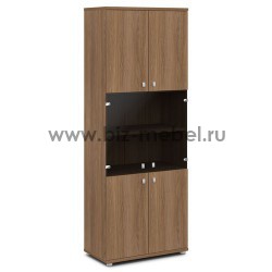 Шкаф для документов со стеклом Васанта V-633 - БИЗНЕС МЕБЕЛЬ - Интернет-магазин офисной мебели в Екатеринбурге