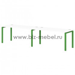 Бенч-система на 2 рабочих места 3600х700х750  S-134 - БИЗНЕС МЕБЕЛЬ - Интернет-магазин офисной мебели в Екатеринбурге