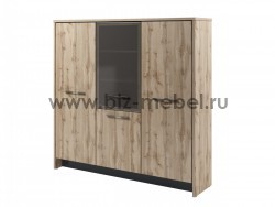 Шкаф трехсекционный  2200*520*2120 Т-33-04 л/пр - БИЗНЕС МЕБЕЛЬ - Интернет-магазин офисной мебели в Екатеринбурге