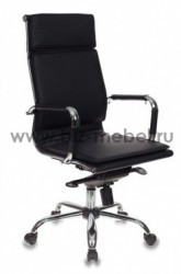 Кресло руководителя Бюрократ CH-993MB, искусственная кожа крестовина хром - БИЗНЕС МЕБЕЛЬ - Интернет-магазин офисной мебели в Екатеринбурге