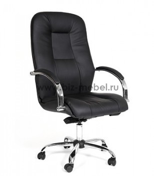 Кресло руководителя CHAIRMAN 490 черная экокожа - БИЗНЕС МЕБЕЛЬ - Интернет-магазин офисной мебели в Екатеринбурге
