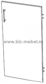 Дверь низкая ЛДСП У.ДП-2 346х16х764 УНИВЕРСАЛ - БИЗНЕС МЕБЕЛЬ - Интернет-магазин офисной мебели в Екатеринбурге