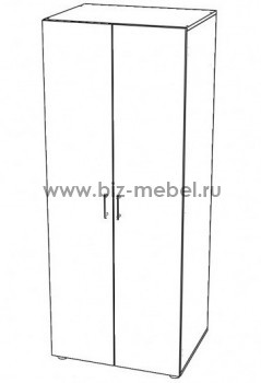 Гардероб глубокий У.Ш-7 700х550х1788 УНИВЕРСАЛ - БИЗНЕС МЕБЕЛЬ - Интернет-магазин офисной мебели в Екатеринбурге