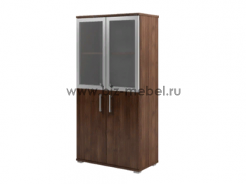 Шкаф со стеклом 800х430х1604 S-642 - БИЗНЕС МЕБЕЛЬ - Интернет-магазин офисной мебели в Екатеринбурге