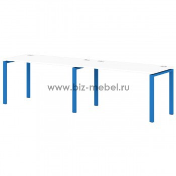 Бенч-система на 2 рабочих места 2800х700х750 S-132  - БИЗНЕС МЕБЕЛЬ - Интернет-магазин офисной мебели в Екатеринбурге