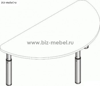 Столы фигурные регулируемые по высоте СДРп-11 - БИЗНЕС МЕБЕЛЬ - Интернет-магазин офисной мебели в Екатеринбурге