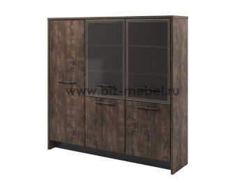 Шкаф трехсекционный  2200*520*2120  Т-33-15 - БИЗНЕС МЕБЕЛЬ - Интернет-магазин офисной мебели в Екатеринбурге